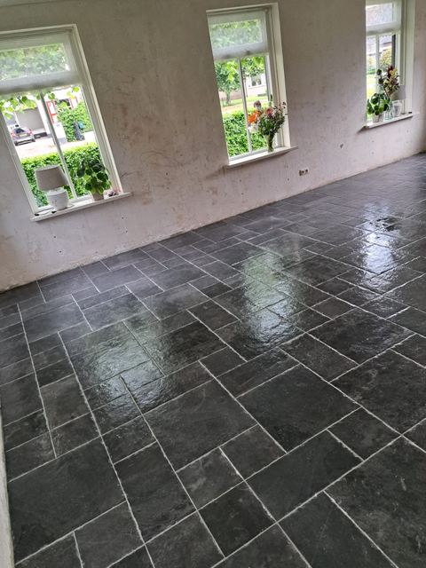 Detail van de afwerking