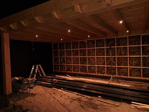 Detail van de gootconstructie