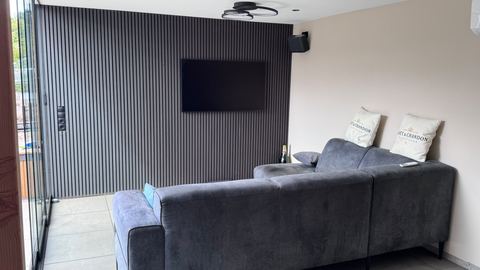 Het resultaat: een luxe buitenkamer