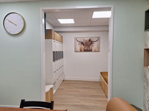 Nieuwe wanden worden geplaatst