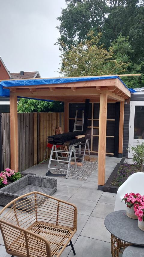 Het resultaat: een veranda op maat